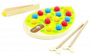 Сортер – Дерево с щипцами и палочками (Мир Деревянных Игрушек, Д410)